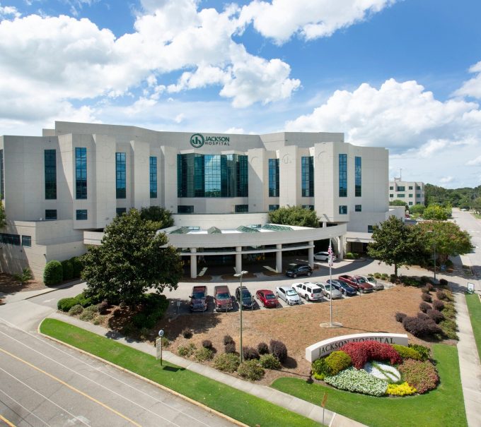 This is a picture of Jackson Hospital in Montgomery