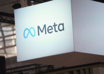 This is a picture of the Meta logo.
