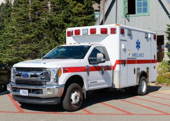 This is a picture of an ambulance.
