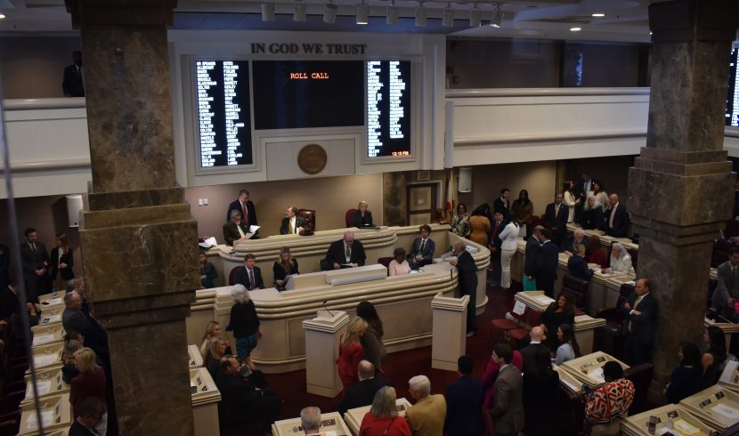 This is a picture of the House chamber.