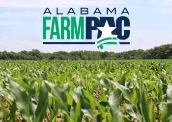 This is a picture of grass with the FarmPAC logo above it.