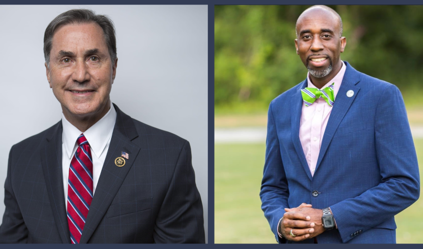 Headshots of AL-6 candidates Gary Palmer and Maurice Mercer