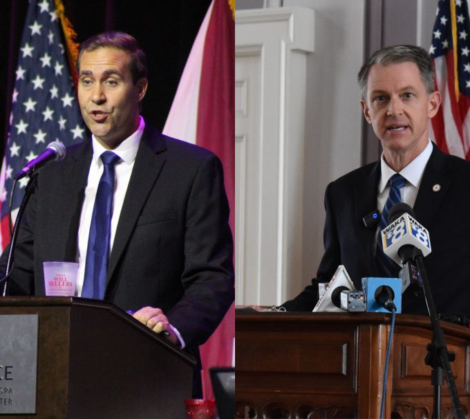 Lieutenant governor candidates John Wahl and Wes Allen side by side