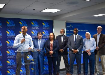 Figures speaks at the Montgomery Airport