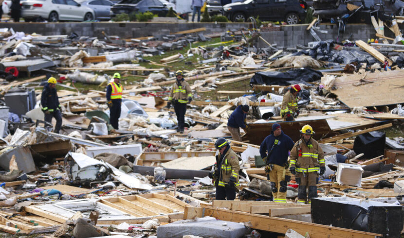 Crews search for the missing after devastating tornadoes - Alabama ...