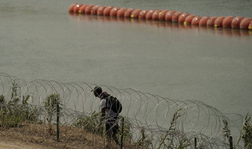 A judge will consider if Texas can keep its floating barrier to block ...