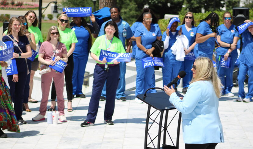 Nurses rally at Capitol - Alabama Daily News