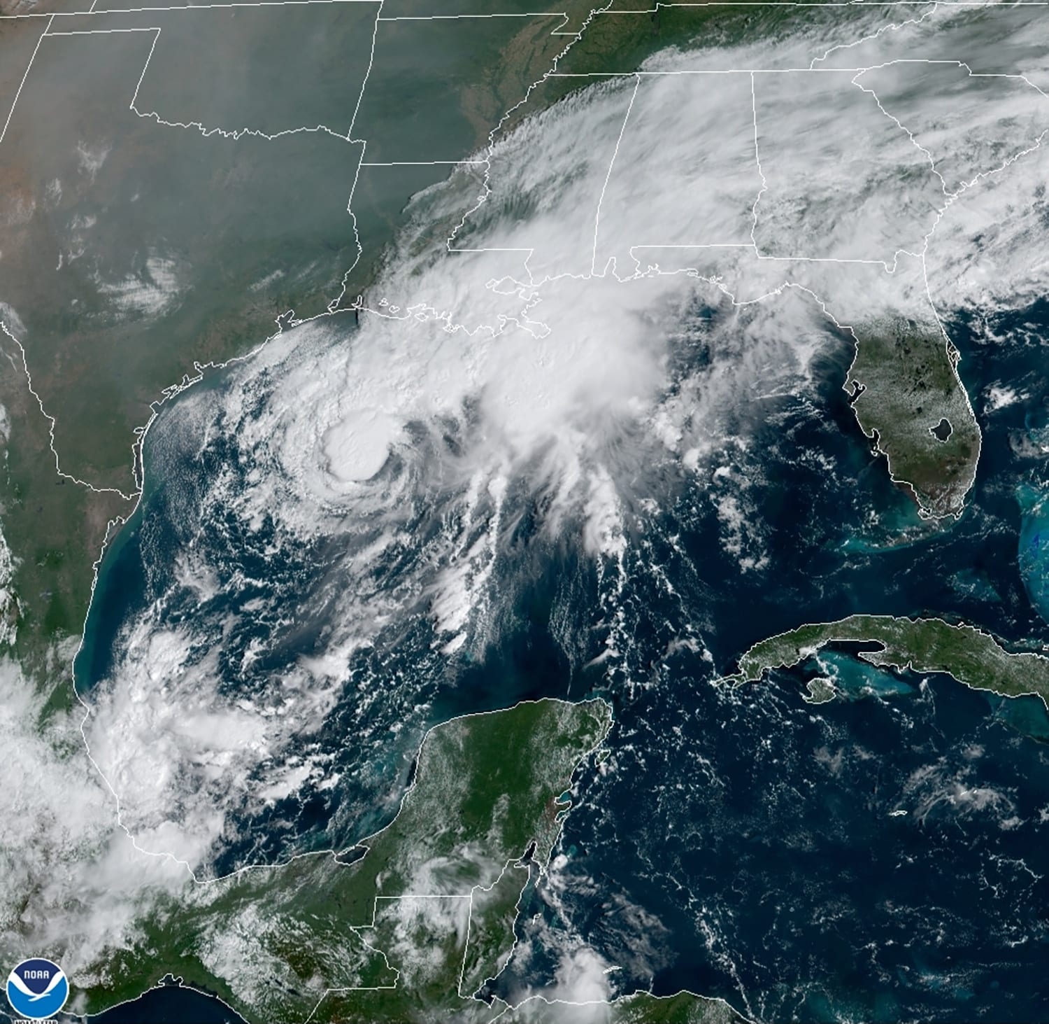 Tropical Storm Beta churns slowly toward Texas, Louisiana - Alabama ...