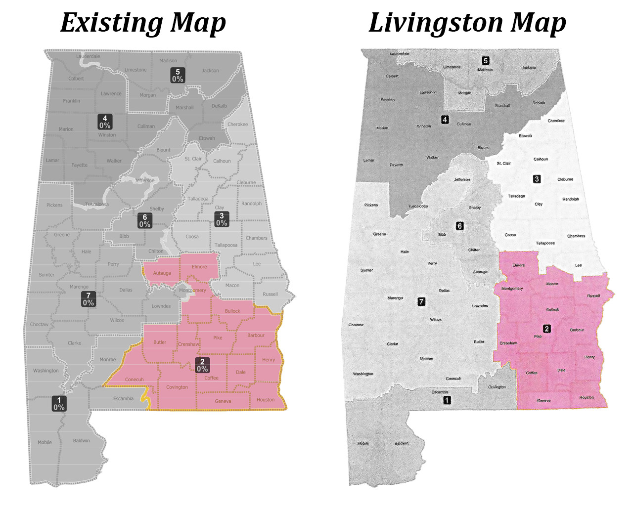 Revised map emerges in Senate committee - Alabama Daily News