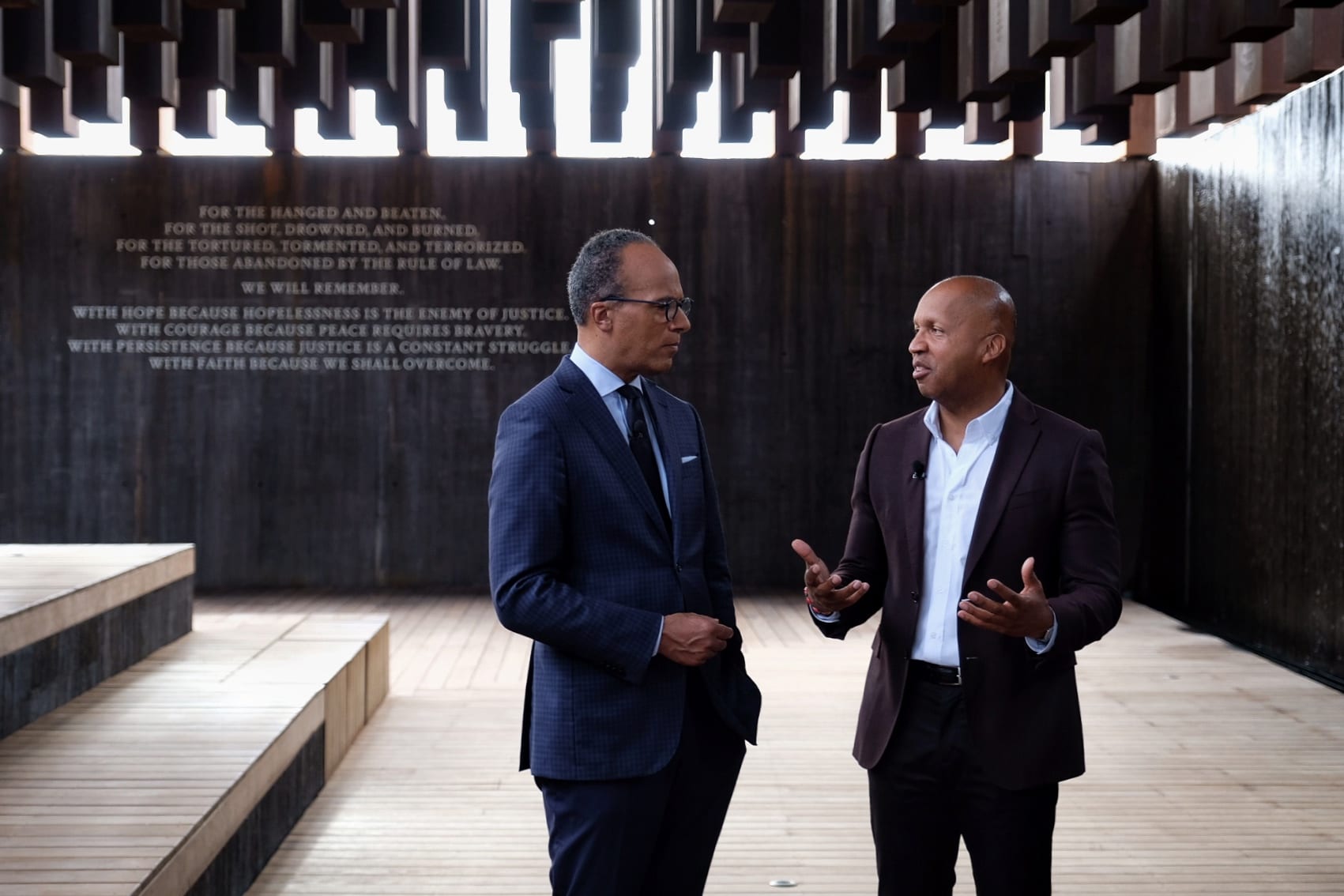 Lester Holt Learns His Family May Be Honored at The National Memorial ...