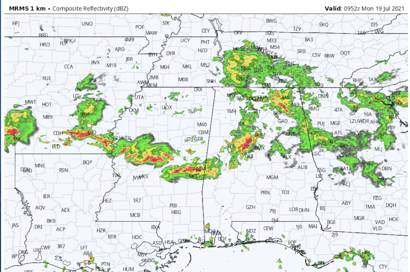 James Spann: Occasional showers, thunderstorms for Alabama through ...
