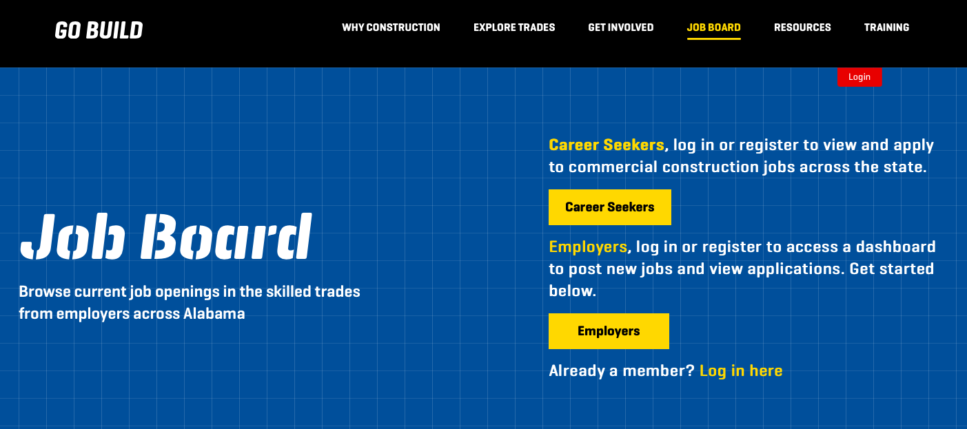 Go Build Alabama launches job board for construction hopefuls