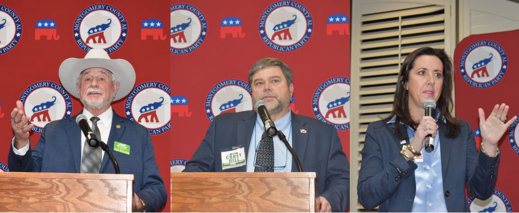 This is a picture of the three GOP ag commissioner candidates.