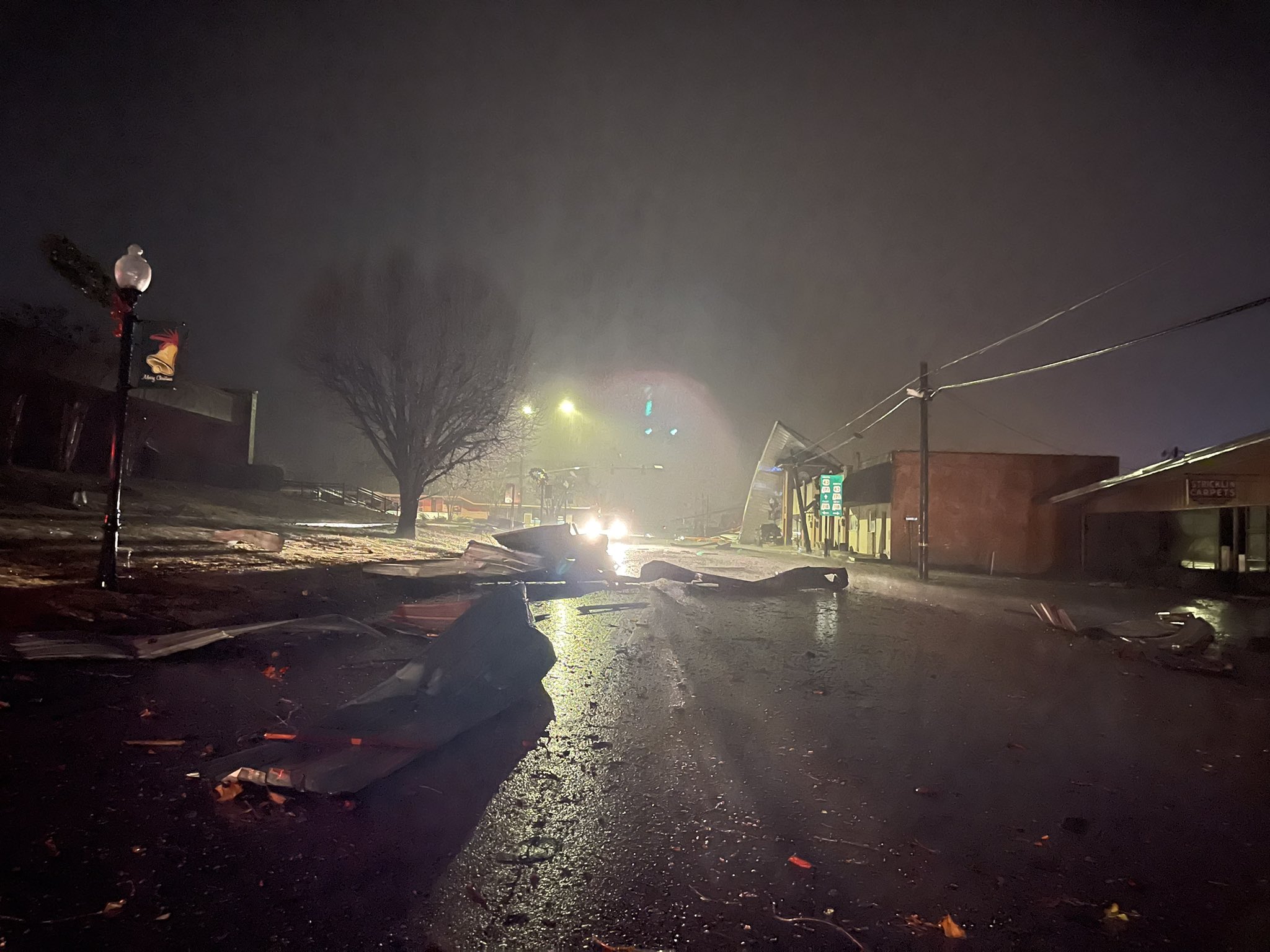 Homes and buildings damaged as storms roll across the South Alabama