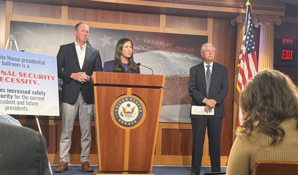 Britt joins GOP bill to fund Trump’s White House ballroom